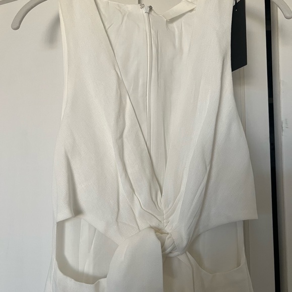 NWT Sir Clemence V Neck Dress in Ivory - Picture 5 of 7